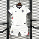 Conjunto Kit Infantil Seleção Inglaterra Home 2026/27 - Nike Torcedor - Branca/Azul