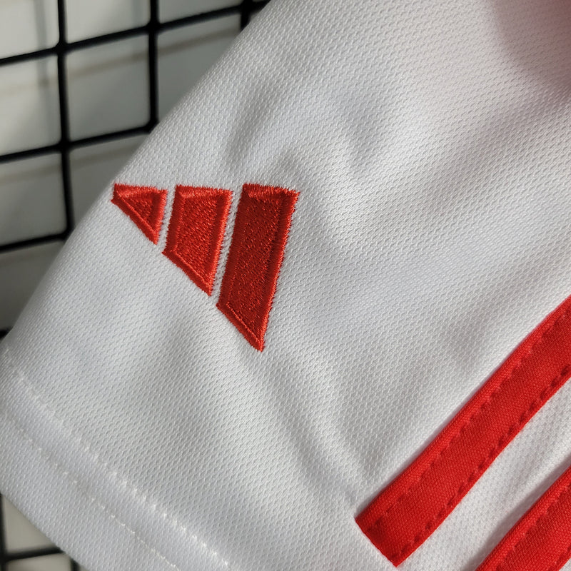 Kit Infantil Benfica Home 2023/24 - Adidas Torcedor - Vermelha/Branca