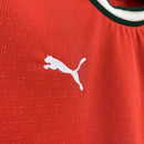 Conjunto Kit Infantil Seleção Portugal Home 2025/26 - Puma Torcedor - Vermelha/Verde