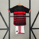 Kit Infantil Flamengo Home 2024/25 - Adidas Torcedor - Vermelha/Preta