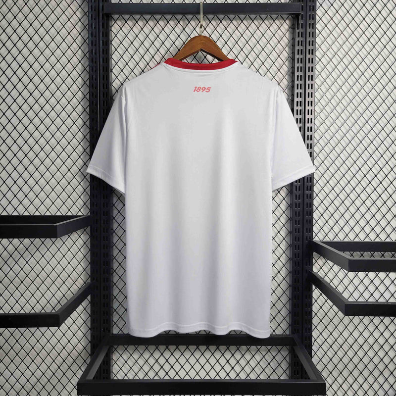 Camisa Flamengo Away 2019/20 - Adidas Retrô Masculina - Branca/Vermelha