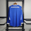 Camisa Palmeiras Manga Longa 2014/15 - Adidas Retrô Masculina - Azul/Branca