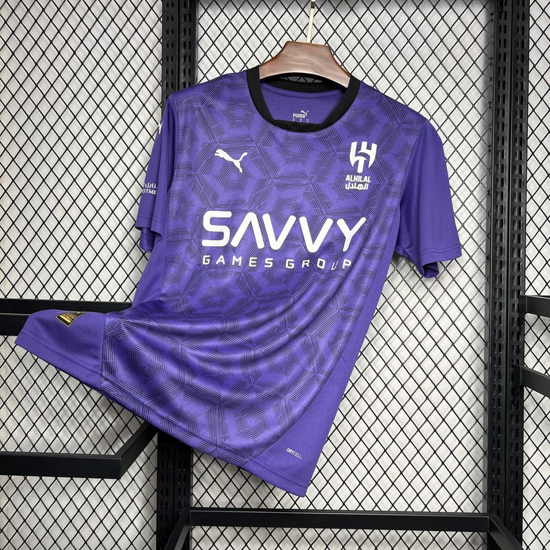Camisa Al-Hilal Third 2024/25 - Puma Torcedor Masculina - Roxa