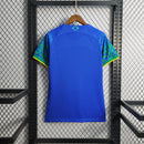 Camisa Pronta Entrega Brasil Away 2022/23 - Nike Torcedor Feminina - Azul/Verde