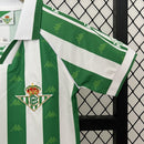 Conjunto Kit Infantil Real Betis Home 1995/97 - Kappa Retrô - Branca/Verde