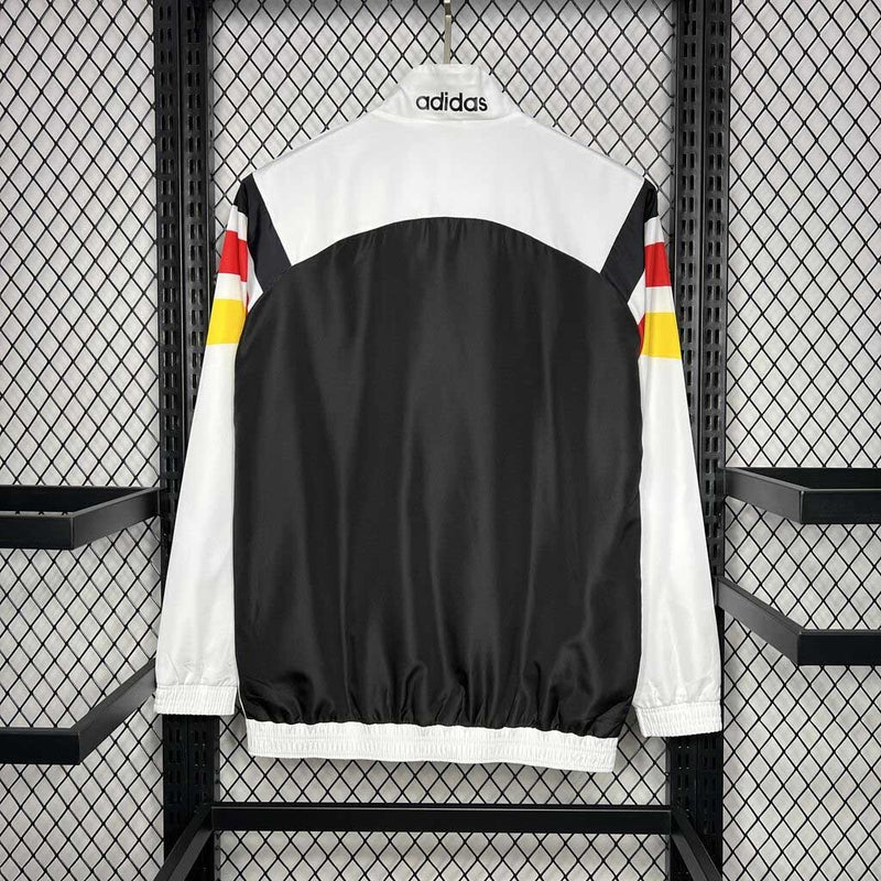 Jaqueta Corta Vento Seleção Alemanha Adidas - Branca/Preta