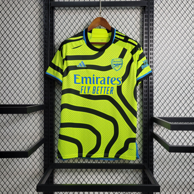 camisa-arsenal-away-reserva-2-2023-24-adidas-torcedor-masculina-verde-azul-preto-preta-emirates-fly-better
