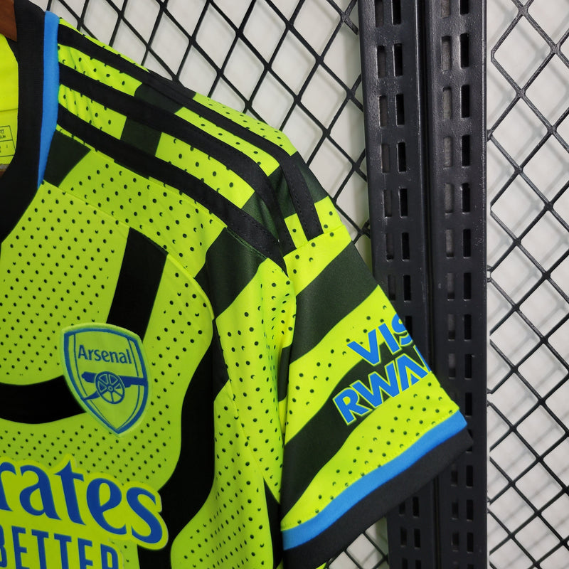 camisa-arsenal-away-reserva-2-2023-24-adidas-torcedor-masculina-verde-azul-preto-preta-emirates-fly-better