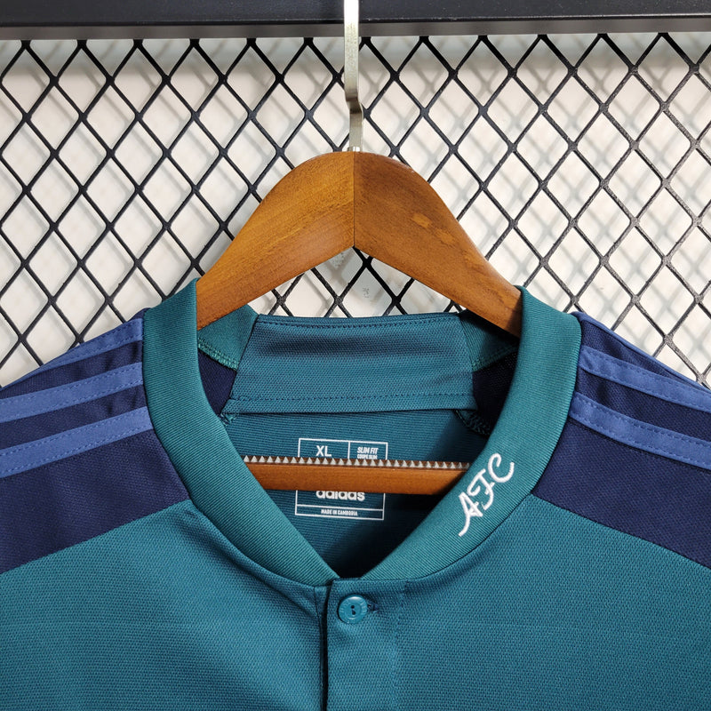camisa-arsenal-third-terceira-3-2023-24-adidas-torcedor-masculina-verde-azul-branco-branca-emirates-fly-better