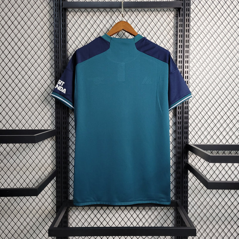 camisa-arsenal-third-terceira-3-2023-24-adidas-torcedor-masculina-verde-azul-branco-branca-emirates-fly-better