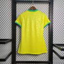 Camisa Seleção Brasil Home 2022 - Nike Torcedor Feminina - Amarela/Verde
