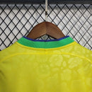 Camisa Seleção Brasil Home 2022 - Nike Torcedor Feminina - Amarela/Verde