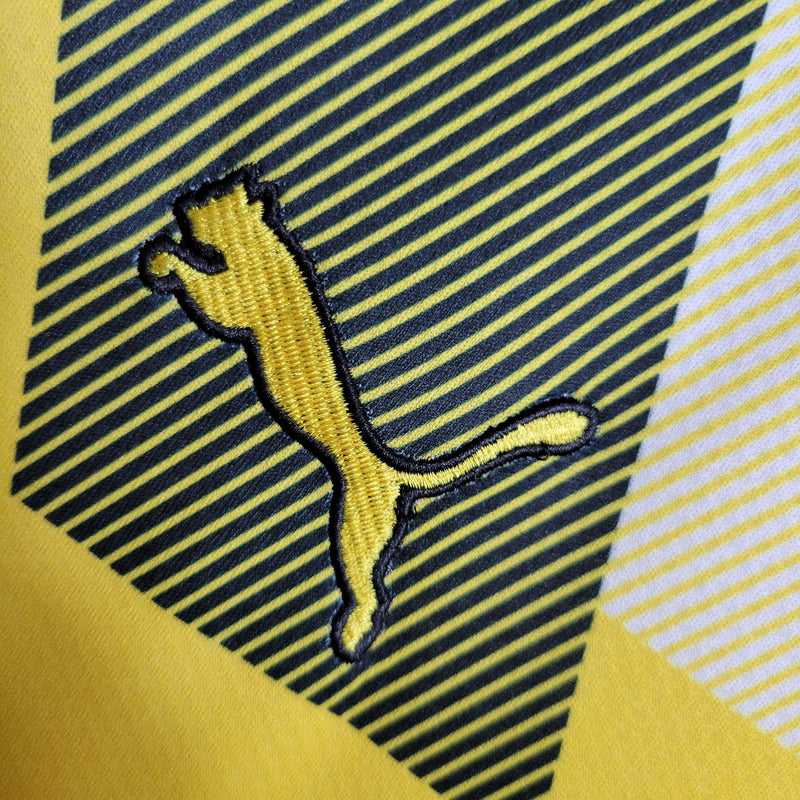 camisa-bvb-09-borussia-dortmund-away-2-reserva-2022-23-puma-torcedor-masculina-masculino-amarelo-amarela-preto-preta-evonik-gls-reus-thorgan-hazard-hummels
