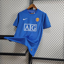 camisa-manchester-united-diabos-vermelhos-third-terceira-3-2008-09-nike-retro-masculina-masculino-aig-branca-branco-azul-nani-cristiano-ronaldo-cr7-rooney-scholes-giggs-anderson-valencia-evra