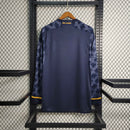 camisa-manga-longa-comprida-away-2-reserva-madrid-2023-24-adidas-emirates-fly-better-torcedor-masculina-masculino-azul-vini-jr-mbappe-rodrygo-modric-bellingham-endrick-valverde-carvajal-lucas-vasquez-kroos