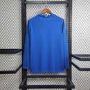 camisa-manga-longa-comprida-manchester-united-diabos-vermelhos-third-terceira-3-2008-09-nike-retro-masculina-masculino-aig-champions-league-mundial-branca-branco-azul-nani-cristiano-ronaldo-cr7-rooney-scholes-giggs-anderson-valencia-evra