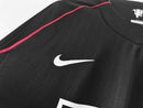 Camisa Pronta Entrega Manchester United Manga Longa Away 2007/08 - Nike Retrô Masculina - Preta/Branca