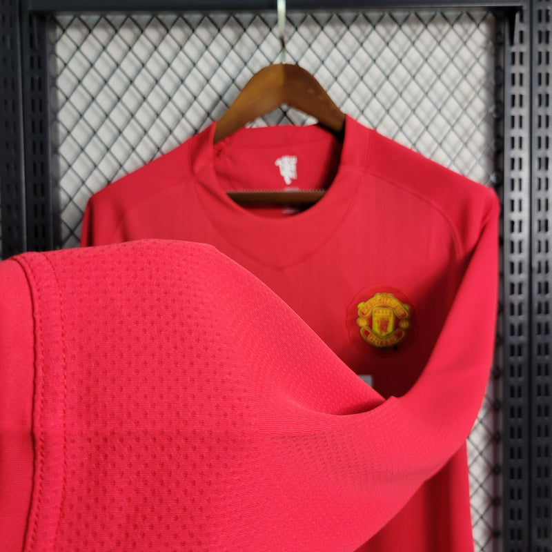 camisa-manga-longa-manchester-united-diabos-vermelhos-home-titular-1-2007-08-nike-retro-masculina-masculino-aig-vermelha-vermelho-cristiano-ronaldo-cr7-tevez-rooney-giggs-evra