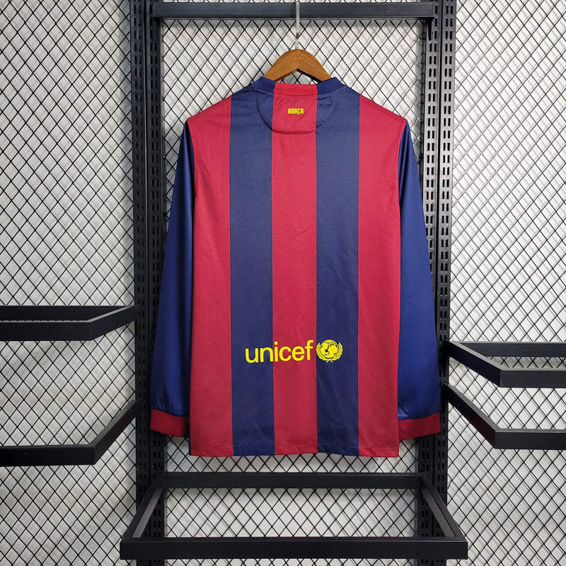 camisa-manga-longa-masculina-barcelona-barca-home-titular-1-2016-17-nike-retro-azul-vermelho-vermelha-unicef-qatar-airways-fcb-messi-suarez-neymar-iniesta