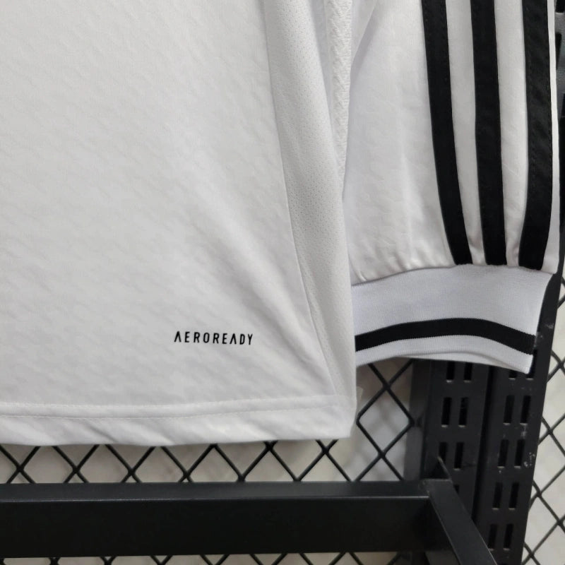 camisa-manga-longa-real-madrid-home-1-titular-2024-25-adidas-emirates-fly-better-torcedor-masculina-masculino-preto-preta-branco-branca-vini-jr-mbappe-rodrygo-modric-bellingham-endrick-valverde-camavinga-tchouameni-carvajal
