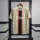 camisa-masculina-adidas-ajax-third-terceira-3-2023-24-torcedor-preta-preto-branco-branca-bege-amsterdam-ziggo
