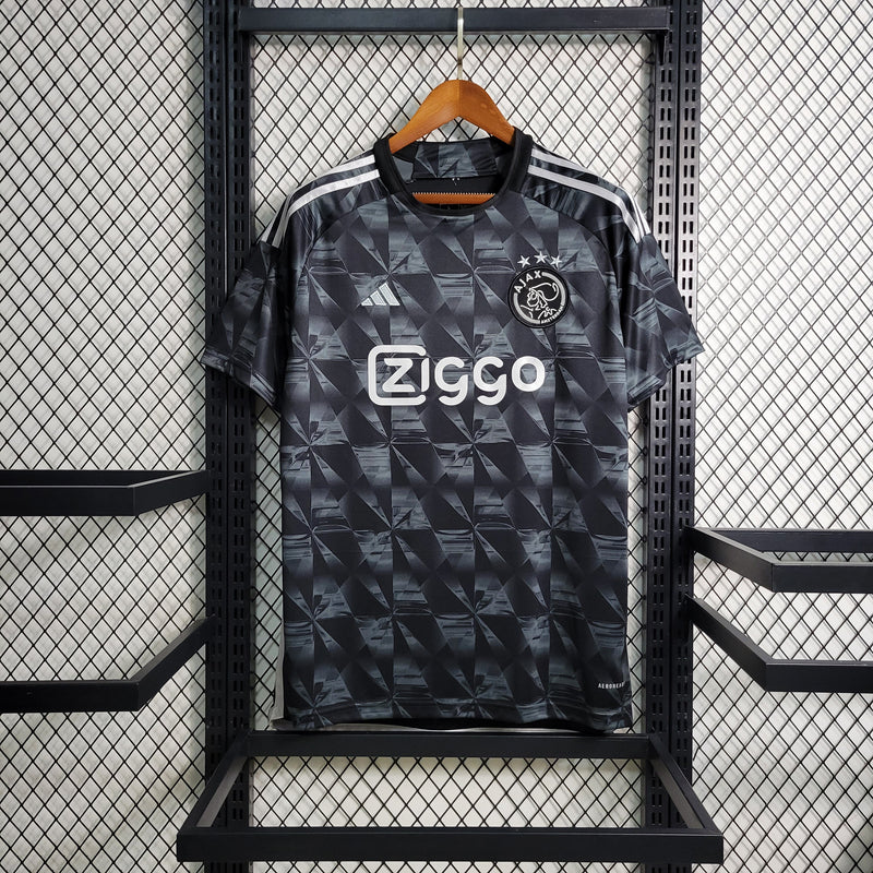 camisa-masculina-adidas-ajax-third-terceira-3-2023-24-torcedor-preto-preto-preta-branco-branca-amsterdam-ziggo