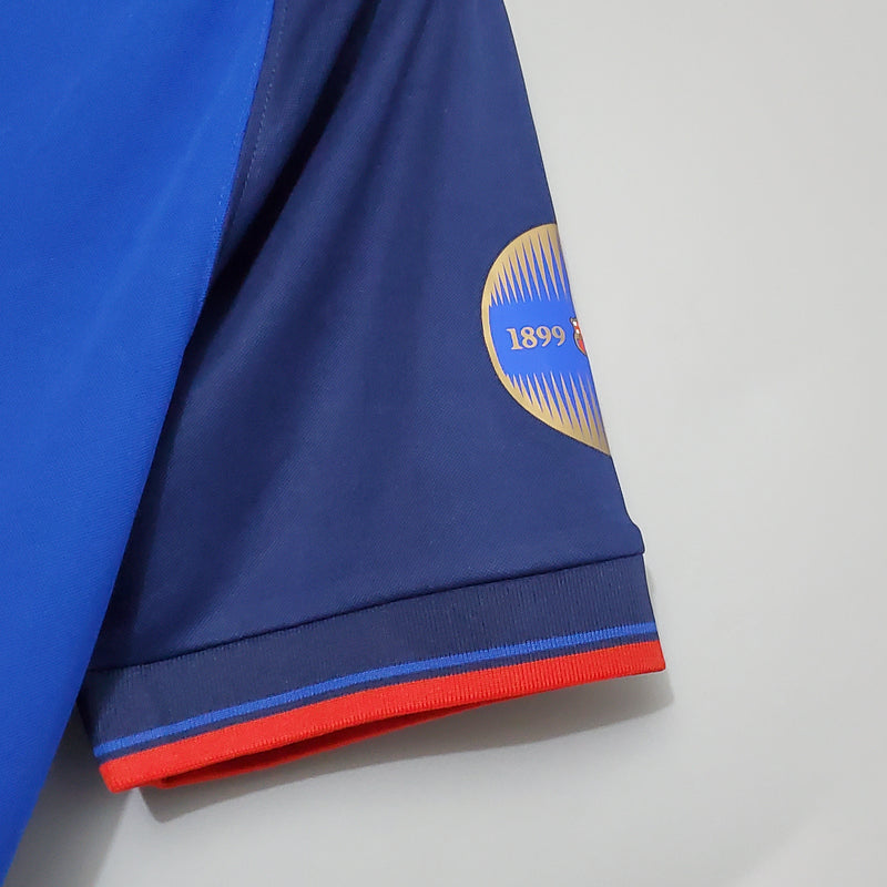 camisa-masculina-barcelona-barca-100-anos-nike-retro-vermelho-vermelha-azul-unicef-fcb-messi-neymar
