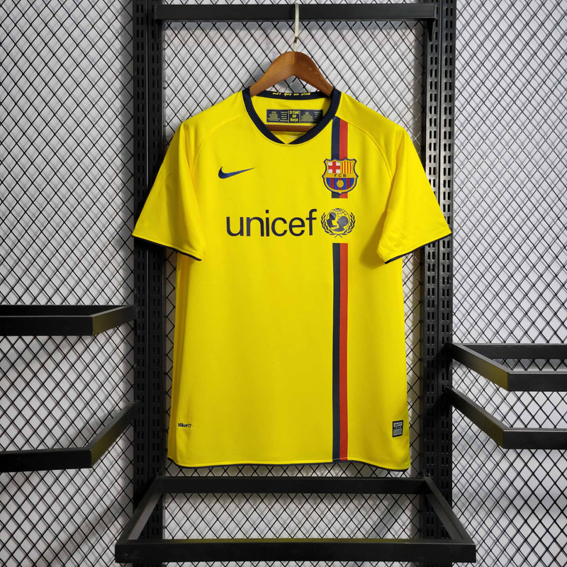 camisa-masculina-barcelona-barca-away-reserva-2-2008-09-nike-retro-azul-amarelo-amarela-unicef-camp-nou-fcb-messi-neymar-ronaldinho-dani-alves-puyol-pique
