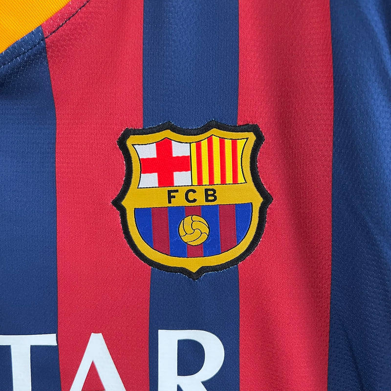 camisa-masculina-barcelona-barca-home-titular-1-2013-14-nike-retro-azul-vermelho-vermelha-amarela-amarelo-qatar-airways-unicef-fcb-messi-xavi-iniesta-neymar
