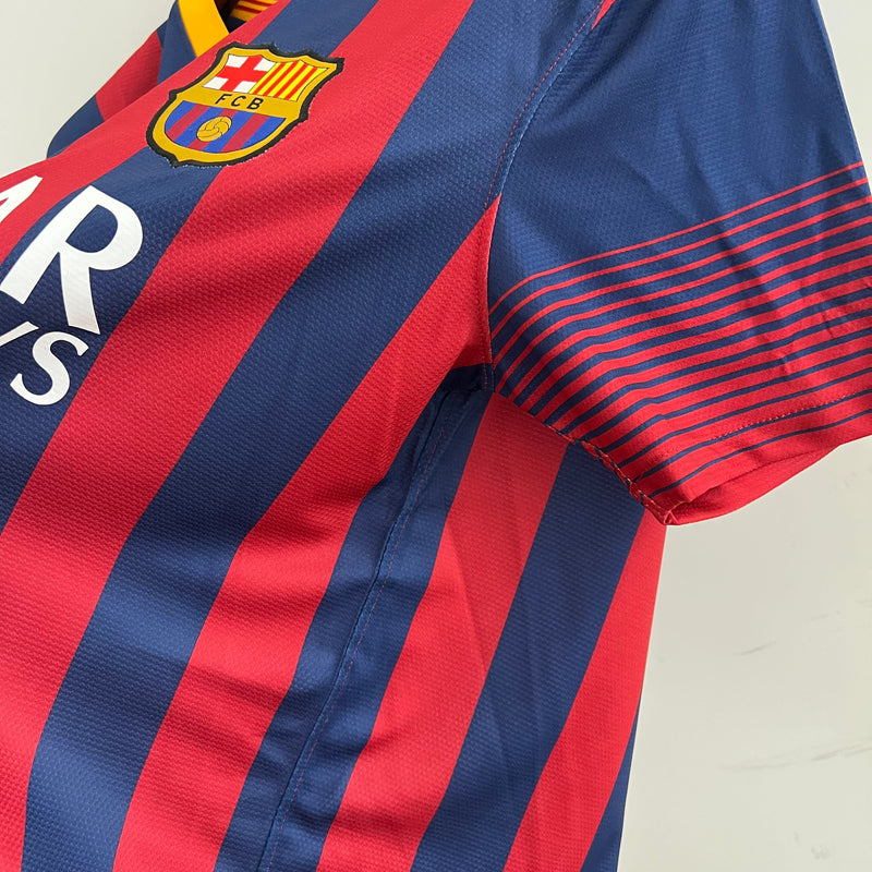 camisa-masculina-barcelona-barca-home-titular-1-2013-14-nike-retro-azul-vermelho-vermelha-amarela-amarelo-qatar-airways-unicef-fcb-messi-xavi-iniesta-neymar
