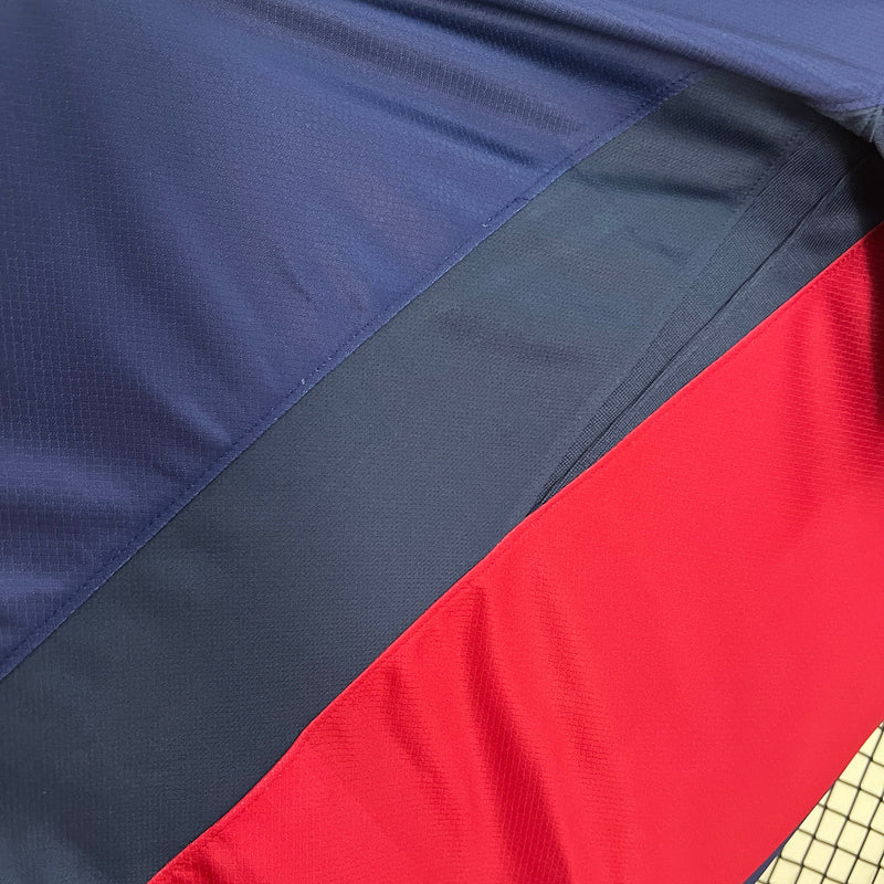 camisa-masculina-barcelona-barca-home-titular-1-2024-25-nike-torcedor-azul-vermelho-vermelha-spotify-fcb-messi-suarez-neymar