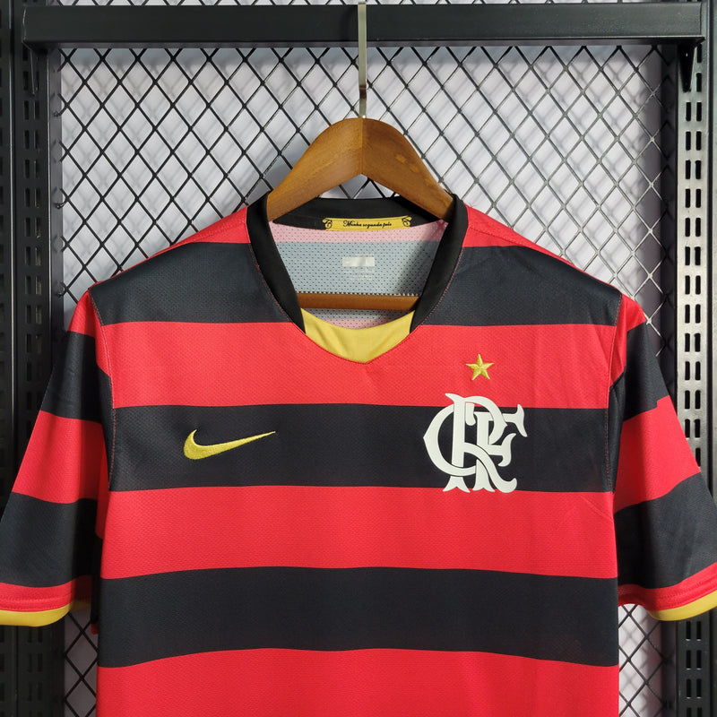 camisa-masculina-fla-flamengo-mengo-mengao-home-titular-1-2008-09-nike-retro-preto-preta-vermelha-vermelho-dorado-dorada-dourada-dourado-adriano-imperador
