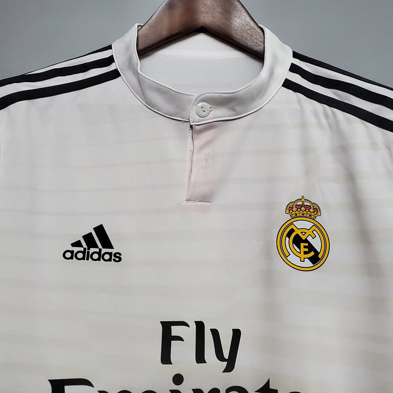 camisa-masculina-manga-longa-real-madrid-madri-home-titular-1-2014-15-adidas-retro-preto-preta-branca-branco-ronaldo-kroos-bale-benzema-cr7-fly-emirates