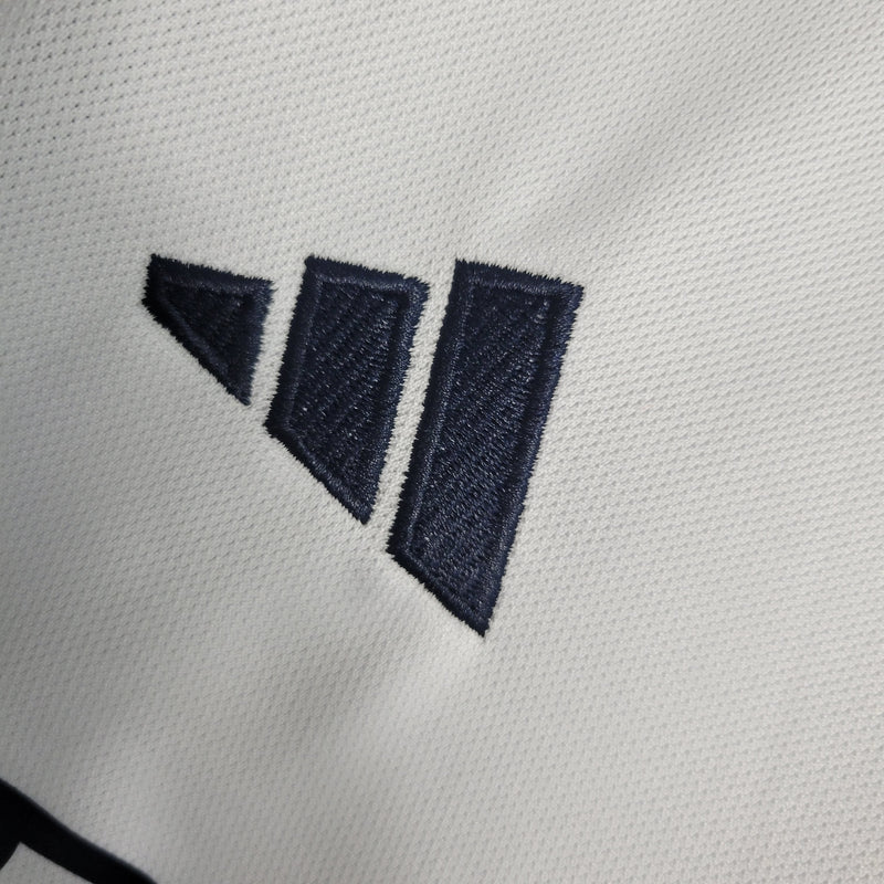 camisa-masculina-manga-longa-real-madrid-madri-home-titular-1-2023-24-adidas-retro-amarelo-amarela-branca-branco-ronaldo-kroos-vini-jr-cr7-fly-emirates-better