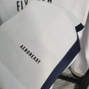 camisa-masculina-manga-longa-real-madrid-madri-home-titular-1-2023-24-adidas-retro-amarelo-amarela-branca-branco-ronaldo-kroos-vini-jr-cr7-fly-emirates-better