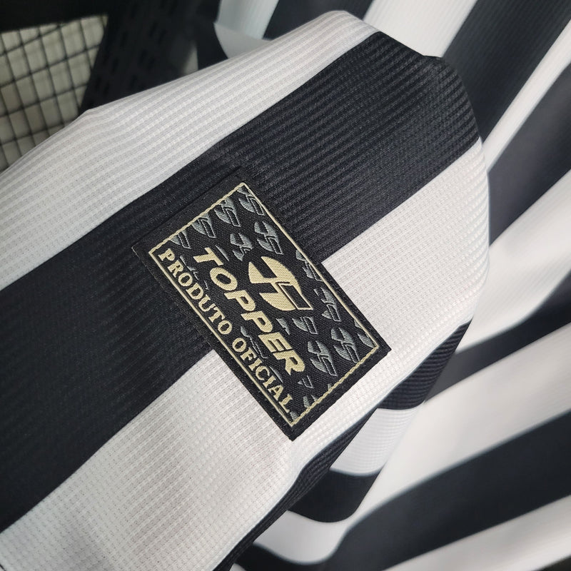 camisa-masculina-masculino-botafogo-home-titular-1-1999-00-topper-retro-branco-branca-preto-preta
