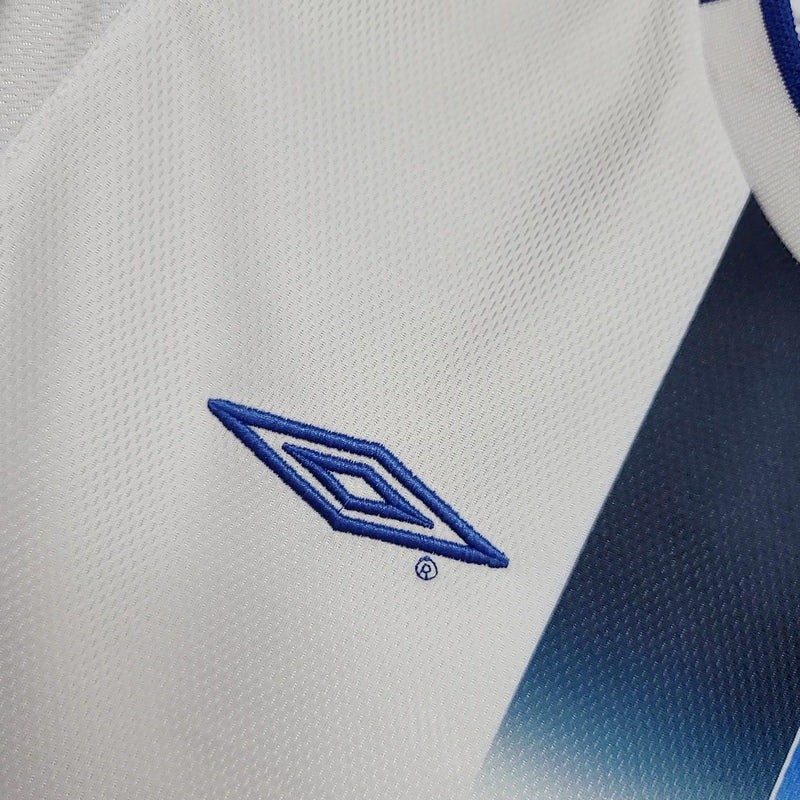 camisa-masculina-masculino-chelsea-away-reserva-2-2003-04-umbro-retro-branco-branca-preto-preta-azul-fly-emirates
