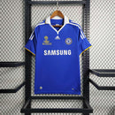 Camisa Pronta Entrega Chelsea Home 2008/09 - Adidas Retrô Masculina - Azul/Branca