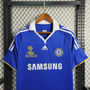 Camisa Pronta Entrega Chelsea Home 2008/09 - Adidas Retrô Masculina - Azul/Branca