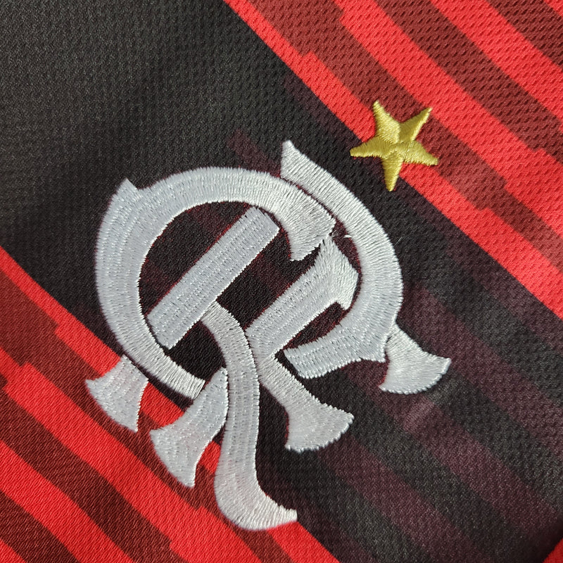camisa-masculina-masculino-flamengo-mengo-fla-home-titular-1-2018-19-adidas-retro-preto-preta-vermelha-vermelho-mrv-caixa
