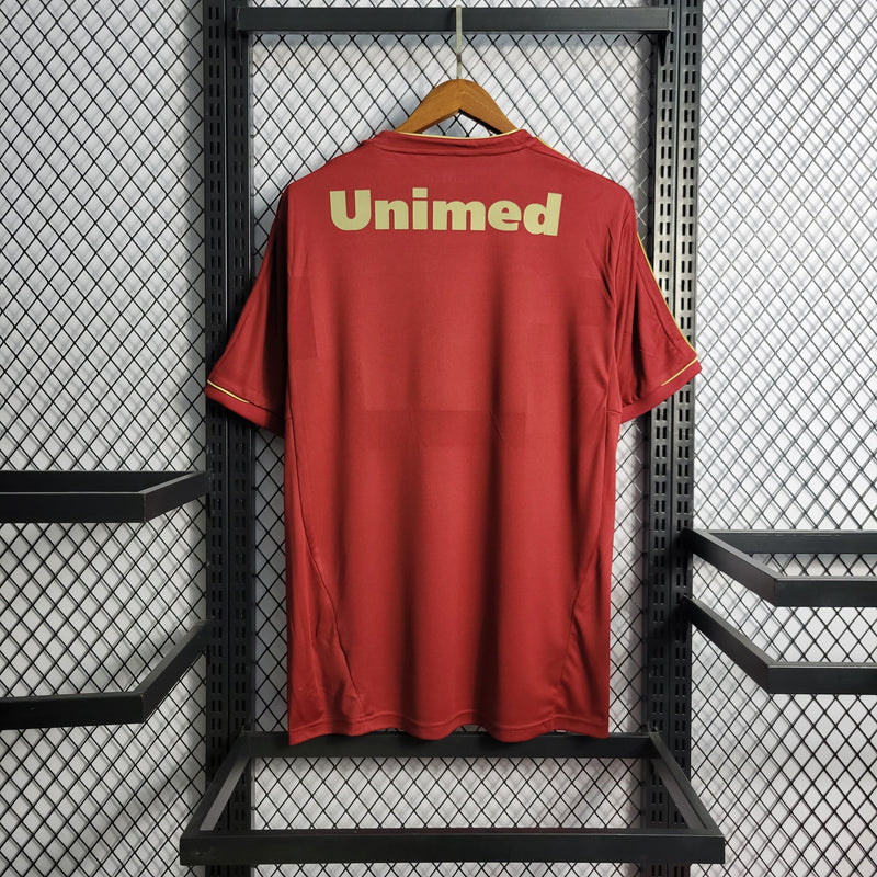 camisa-masculina-masculino-fluminense-flu-2012-adidas-retro-dourado-dourada-dorado-dorada-bordo-unimed
