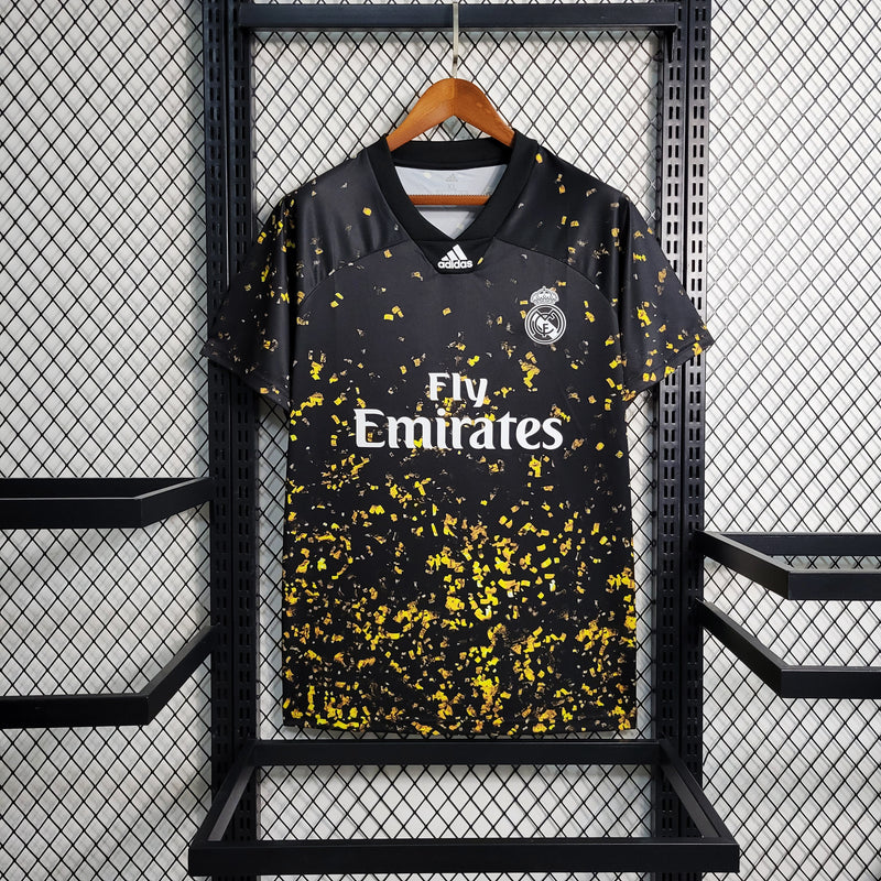 camisa-masculina-real-madrid-madri-2021-22-torcedor-preto-preta-dorado-dorada-dourada-dourado-ronaldo-cr7-kroos-vini-jr-fly-emirates