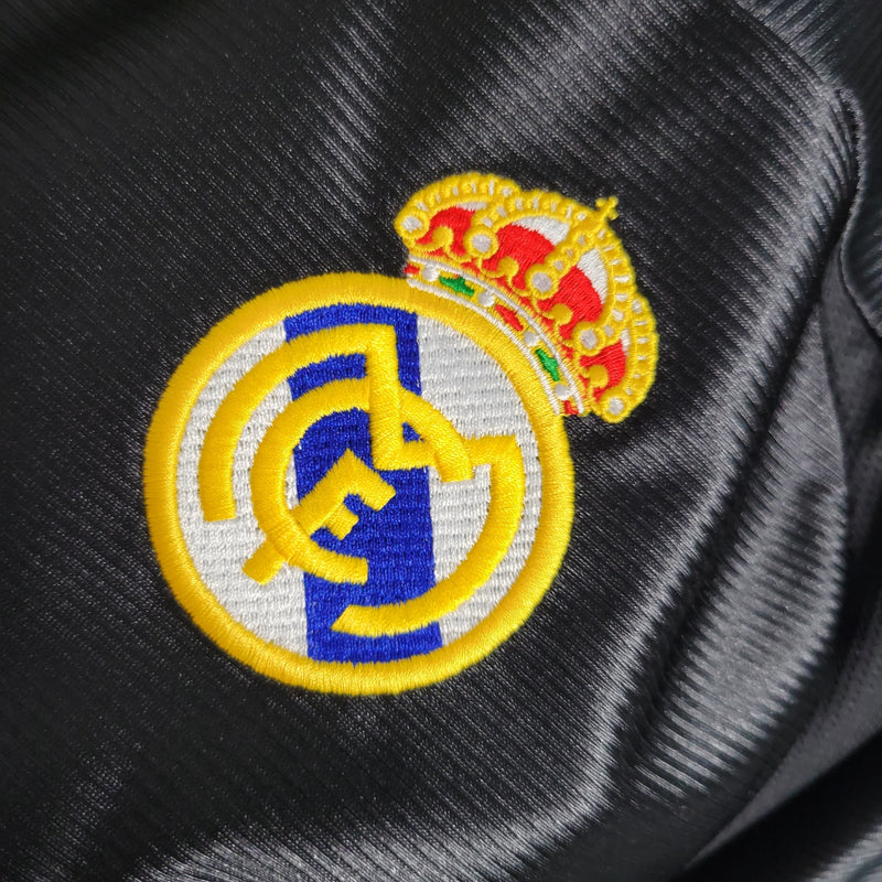 camisa-masculina-real-madrid-madri-away-reserva-2-1998-99-retro-preto-preta-amarela-amarelo-ronaldo-roberto-carlos-cr7-teka