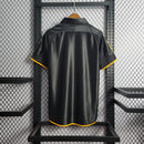 camisa-masculina-real-madrid-madri-away-reserva-2-1998-99-retro-preto-preta-amarela-amarelo-ronaldo-roberto-carlos-cr7-teka