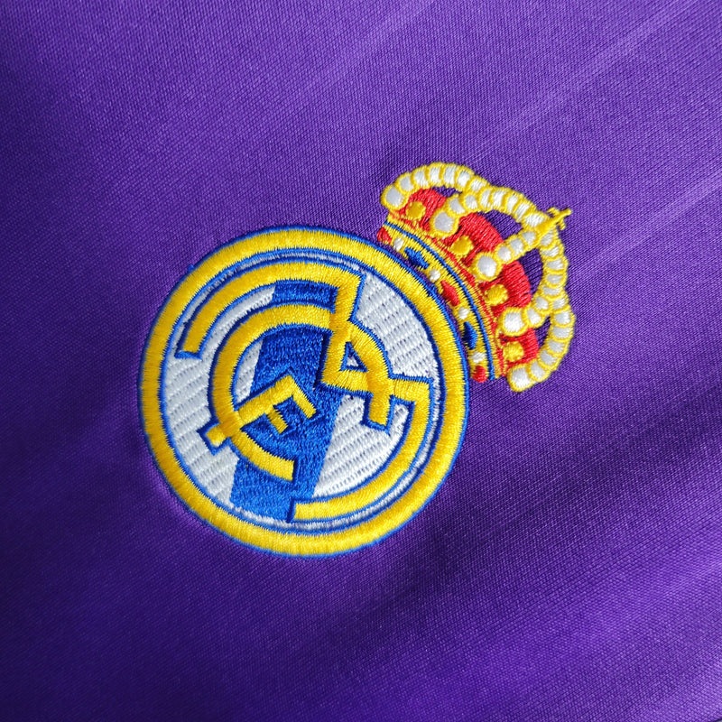 camisa-masculina-real-madrid-madri-away-reserva-2-2006-07-adidas-retro-branca-branco-roxa-roxo-cinza-ronaldo-cr7-benq-siemens