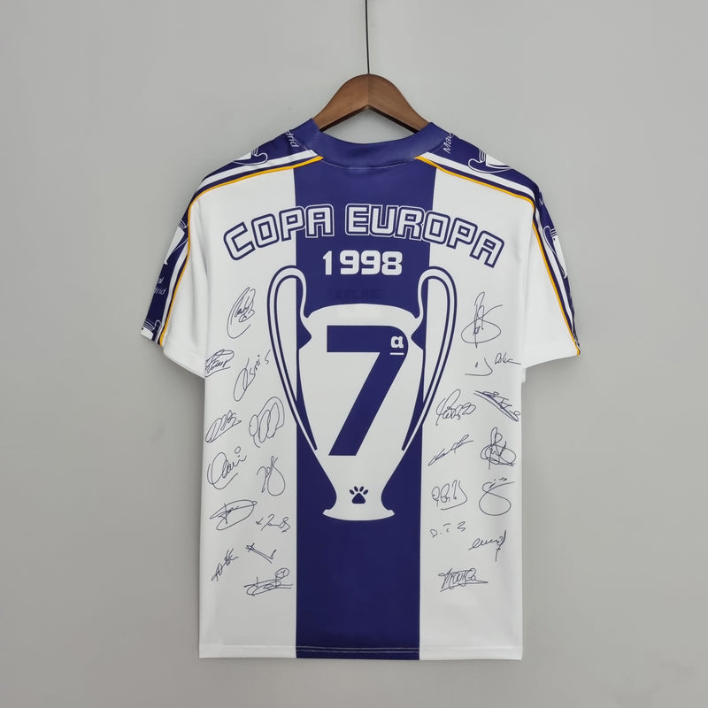 camisa-masculina-real-madrid-madri-home-titular-1-1997-98-kelme-retro-branca-branco-azul-ronaldo-cr7-teka-champions-league
