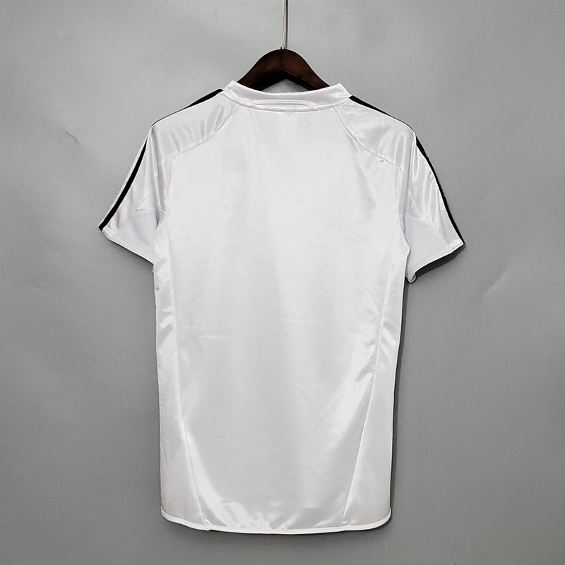 camisa-masculina-real-madrid-madri-home-titular-1-2004-05-adidas-retro-branco-branca-preto-preta-ronaldo-cr7-siemens-mobile