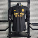 camisa-masculina-real-madrid-madri-third-3-terceira-2023-24-adidas-jogador-amarelo-amarela-preto-preta-ronaldo-vini-jr-kroos-cr7-fly-emirates-better