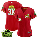 Camisa MLB Women’s Atlanta Atliens The A Jersey
