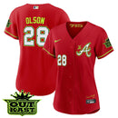 Camisa MLB Women’s Atlanta Atliens The A Jersey